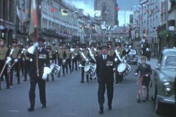 Image of a parade in Hereford. 