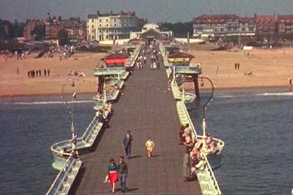 A colour still image from the film We Chose Skegness.